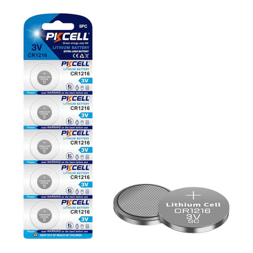 リチウムマンガン酸化物バッテリー - 1216 - Shenzhen PKCELL Battery Co. Ltd - 円形 / CR / 3ボルト