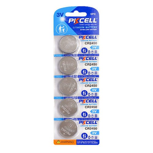 リチウムマンガン酸化物バッテリー - 2450 - Shenzhen PKCELL Battery Co. Ltd - 円形 / CR / 3ボルト