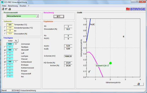 制御ソフトウェア - Nitriding Potential Module - Stange Elektronik - 最適化 / グラフィック / プロセス