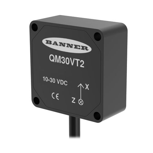 予知保全用振動計 Qm30vt Series Banner Engineering Corp バナーエンジニアリング 温度測定付 工業用