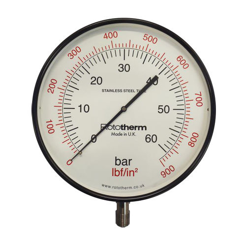 ダイヤルゲージ - SPGB - British Rototherm Co. Ltd - ねじ式 / NPT 1/2 / ステンレススチール製