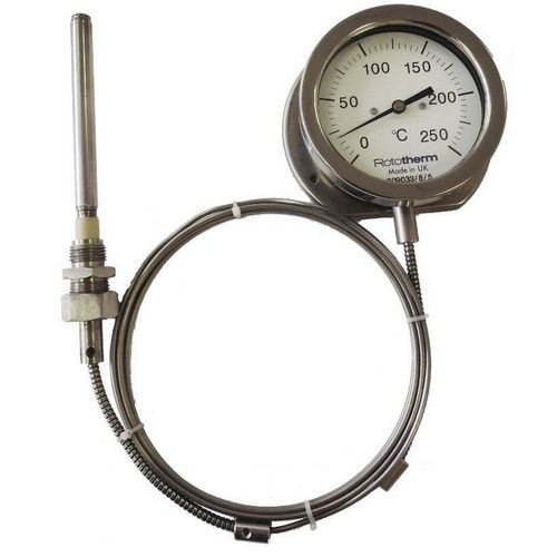 毛細管付き気体温度計 - NC2 - British Rototherm Co. Ltd - アナログ / ダイヤル / 固定式