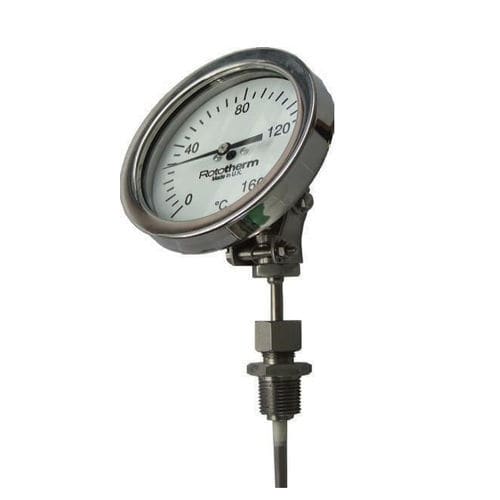 バイメタル温度計 - BH3 series - British Rototherm Co. Ltd - ダイヤル / °C / IP65