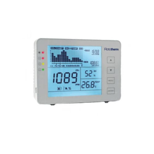 CO2空気質モニタ - AM60 - British Rototherm Co. Ltd - 室内 / 温度 / 相対湿度