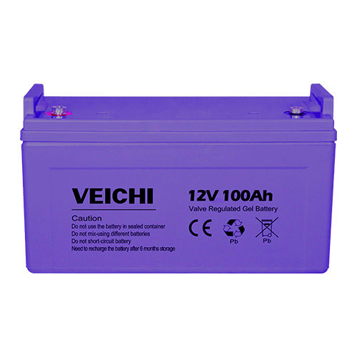 鉛酸バッテリー - SIB-100AH-12-GE - SUZHOU VEICHI Electric Co., Ltd. - 長方形 / 12ボルト / 太陽光