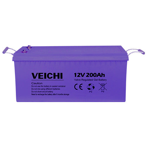 鉛酸バッテリー - SIB-200AH-12-GE - SUZHOU VEICHI Electric Co., Ltd. - 長方形 / 12ボルト / 太陽光