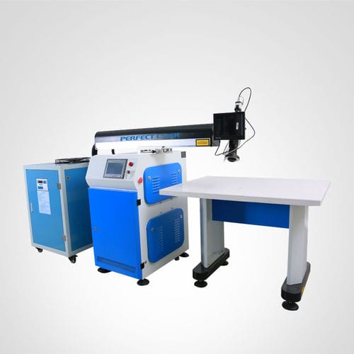 レーザー溶接機 - PE-W300 450 600 - Perfect Laser Co., Ltd. (China) - 自動 / キャスター付き / スチール製金メッキ