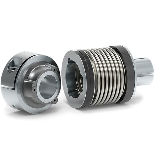 フレキシブル軸継手 - MK6 series - R + W Coupling Technology - ベローズ / 軸 / メタルベローズ