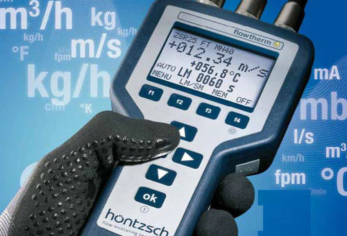 密度流量計 - FLOWTHERM Ex - Höntzsch GmbH & Co KG - ガス用 / 手持ち型 / アナログ出力