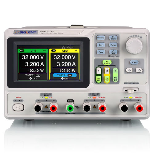 卓上電源 - SPD3303X/X-E Series - Siglent Technologies Co., Ltd - AC/DC / リニア / プログラム可能