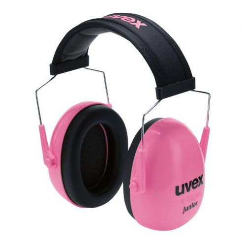 再使用可能防音ヘルメット - K JUNIOR - UVEX - PVC / 発泡体 / レーダー アーチ