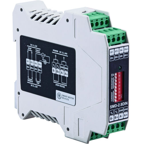 マイクロパスモータ制御装置 - SMD-2.8DIN - Smart Motor Devices - 2相ステッピング / DC / ポジショニング