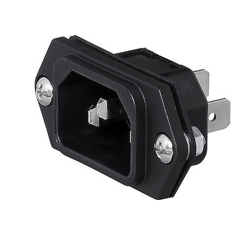 ボード取り付け用コンセント - 6100-3  - SCHURTER - IP54 / IP40 / 3極