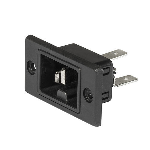 ボード取り付け用コンセント - GI21 - SCHURTER - 3極 / ねじ込み / IEC