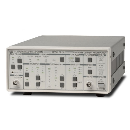 電流前置増幅器 - SR570  - Stanford Research Systems - 卓上型 / 低雑音