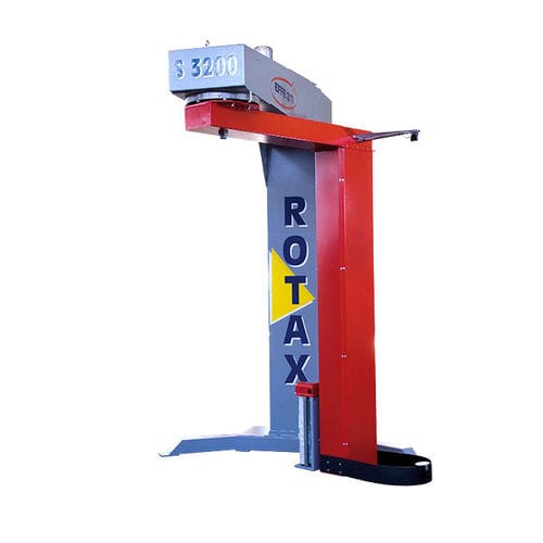 回転アーム式ストレッチ包装機 - Rotax S3200 - EFFE3TI Packaging Technologies - 半自動 / 電磁ブレーキ付き / 食品および飲料産業用