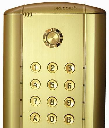 12 キーキーパッド - DC100EOPTT - CDVI IBERICA SL - 壁取り付け式 / アルミニウム / バックライト付き