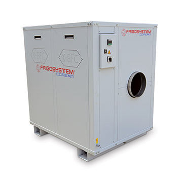 スパイラルチューブ熱交換器 - KBFC - Frigosystem S.r.l. - 空気/水 / ステンレススチール製 / 冷蔵用