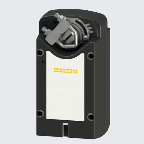 電動ダンパー用アクチュエータ - 342-230-15-S2/RE16 - GRUNER - 回転式 / IP54 / 火と煙防止用