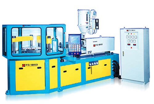 注入ブロー成型機 - FS-IB60 - Full Shine Plastic Machinery Co., Ltd. - ペットボトル用 / 単一ステーション / 油圧