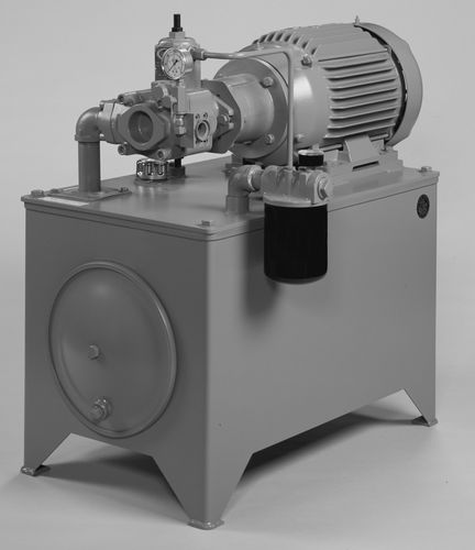 電動油圧パワーユニット - NFPA-JIC - CONTINENTAL HYDRAULICS - 据え置き型 / ピストンポンプ / 歯車ポンプ付