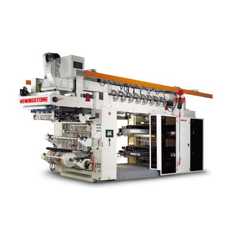 スタックフレキソ印刷機 - HM-804FP-OD/ 1004FP-OD/ 1204FP-OD/ 1404FP-OD/ 1604FP-OD - Hemingstone Machinery - 4色 / 紙用