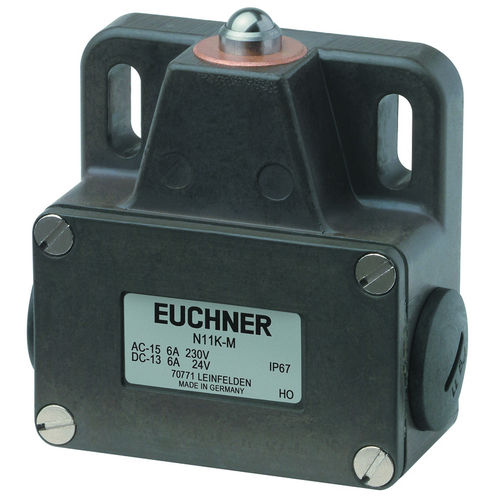 堅牢リミット スイッチ - N11D-M  - EUCHNER GmbH + Co. KG - 機械式 / プランジャー付き / 凹凸