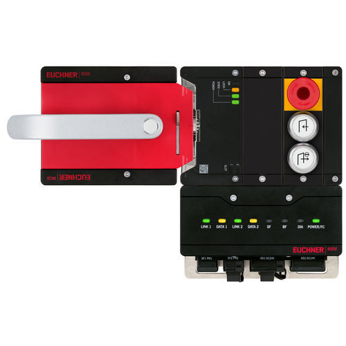 ボルト式ロック - MGB2-IHB-PN-U-S3-KA-L-163582 - EUCHNER GmbH + Co. KG - 持ち手 / ボタン式 / 電気機械式