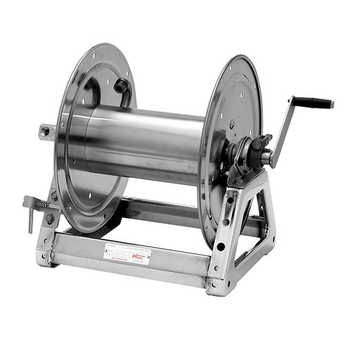 ホース用リール - SS1500 series - HANNAY REELS - 手回しクランク / 固定型 / ステンレススチール製