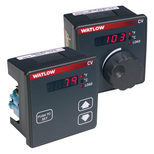 LEDディスプレイ付き温度コントローラーおよびリミッター - CV  - Watlow Electric Manufacturing Company - IP65 / NEMA 4X / UL