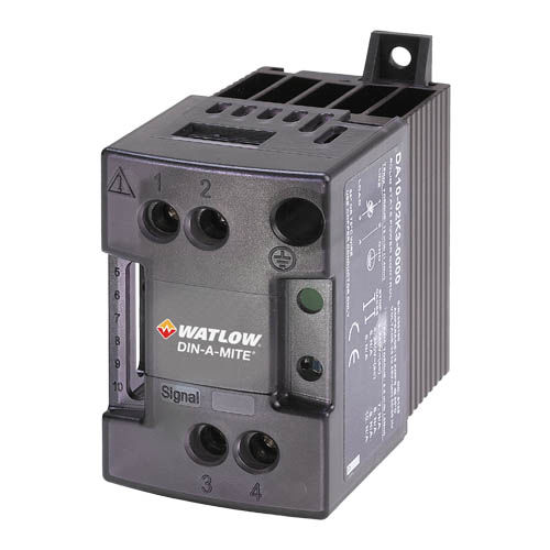 単相電力コントローラー - DIN-A-MITE® A  - Watlow Electric Manufacturing Company - DINレール