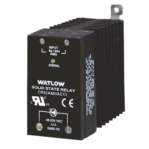 AC固体継電器 - CZR  - Watlow Electric Manufacturing Company - コンパクト / 単相 / DINレール