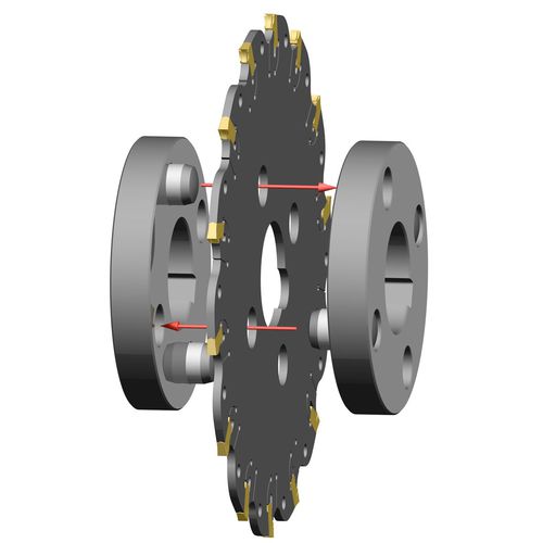 3サイズミーリングカッター - KVNS™ KVNS series - Kennametal/ケナメタル - 取り外し可能プレート / グルービング / 切断へり