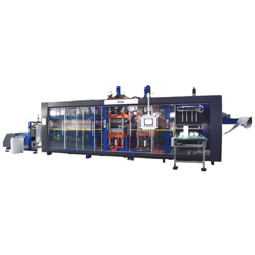 ロールによる供給熱成形機 - HW-850 - Jwell Extrusion Machinery Co., Ltd., Shanghai - 梱包用 / 全自動 / 真空