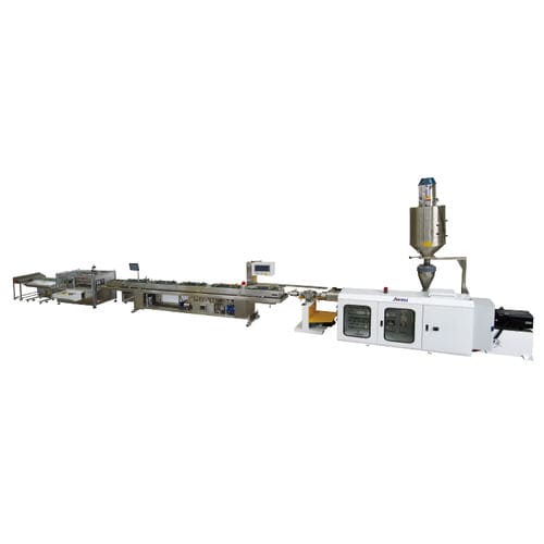 水冷却機能付押出しライン - JWS-P series - Jwell Extrusion Machinery Co., Ltd., Shanghai - 単層型 / タッチパネル付き / ダブル出力