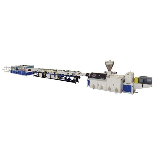 多層押出しライン - JWG-PVC series - Jwell Extrusion Machinery Co., Ltd., Shanghai - ツイン スクリュー / タッチパネル付き / PLC制御