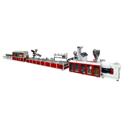 ツイン スクリュー押出しライン - SJ series - Jwell Extrusion Machinery Co., Ltd., Shanghai - 円筒形ツインスクリュー / 形材 / ポリ塩化ビニル用