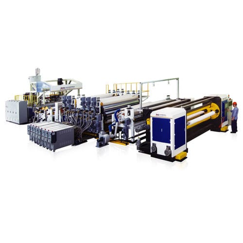 多層押出しライン - JSW1 series - Jwell Extrusion Machinery Co., Ltd., Shanghai - タッチパネル付き / PLC制御 / 医療用途