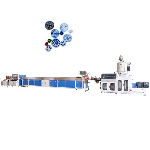水冷却機能付押出しライン - JWS - Jwell Extrusion Machinery Co., Ltd., Shanghai - ハイスループット / PLC制御 / タッチパネル付き