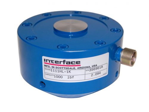 圧縮ロードセル - 5 - 250 kN | 1101 series  - Interface, Inc. - ボタン型 / 歪みゲージ / 精密