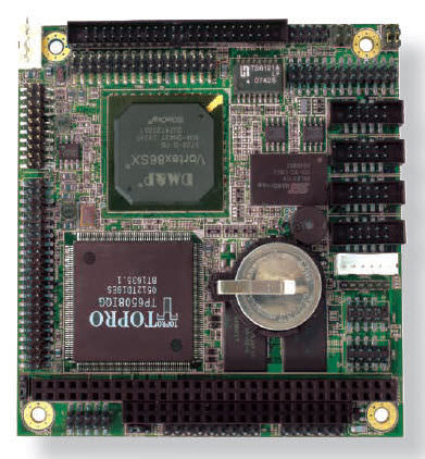 PC/104CPU モジュール - Vortex86SX x86 Embedded SoC, 300 MHz, 128 MB | Em104-i423 - ARBOR Technology Corp. - x86 / 搭載