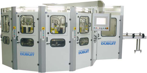 サーボドライブスクリ—ン印刷機 - max. 4 000 p/h | 982/12-G - MACHINES DUBUIT S.A.S.  - 9色 / プラスチック製ボトル用