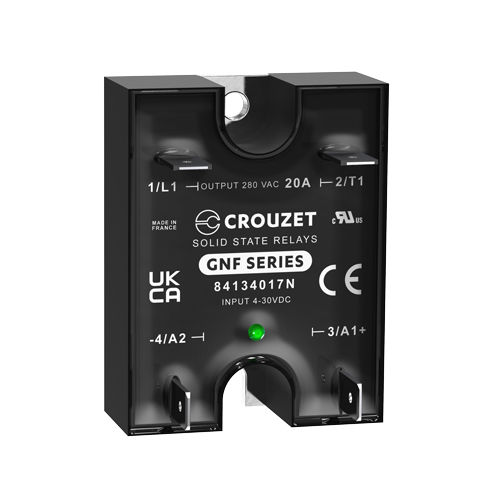 ファストン固体継電器 - 84134017N - Crouzet - DC / 単相 / パネル取り付け用