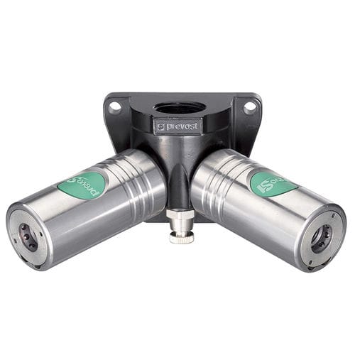 空圧式接続部品 - ESI 118104WK - Prevost - プッシュロック / Y形 / 壁掛け