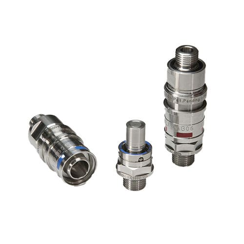 自動ロック式接続部品 - DAG - Stäubli Fluid Connectors/ストーブリ - 冷却剤用 / クイック / ステンレス製