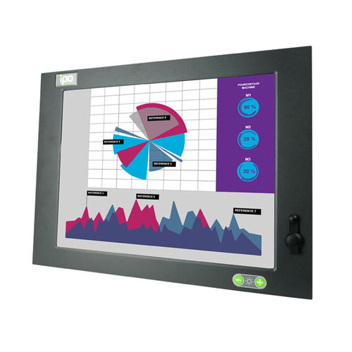 カラー液晶ディスプレーパネルPC - THETIS-19FCI - IPO Technologie - タッチスクリーン付き / 19インチ / 1280 x 1024