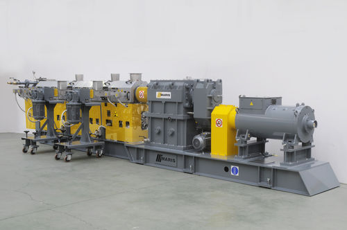 同方向ツインスクリュー押出機 - TM M  - Maris S.p.A., F.lli - コンパウンディング / 熱溶融性接着材用 / ゴム用