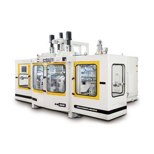 押出しブロー成型機 - HE550D - MECCANOPLASTICA GROUP - 化粧品産業用 / 包装産業用 / 製薬用途