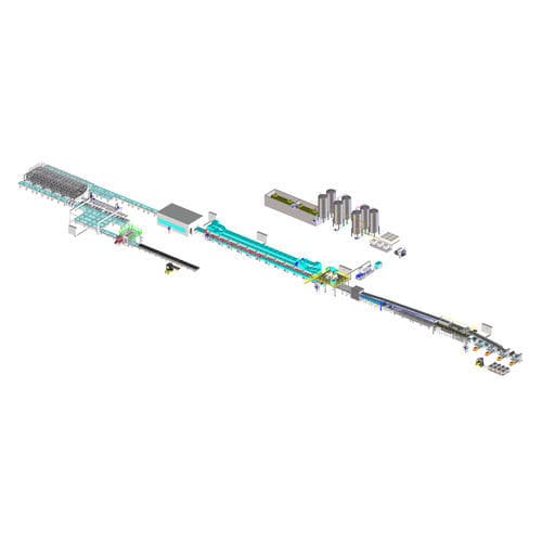 発泡パネル用製造ライン - CONTITECH RF - SAIP Advanced Polyurethane Equipment - サンドイッチパネル / 絶縁パネル / PURサンドイッチパネル