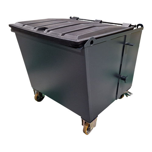 廃棄物用チルトトラック - BB950-4143 - MANERGO - フォークリフトトラック用 / 車輪付き / プラスチック製